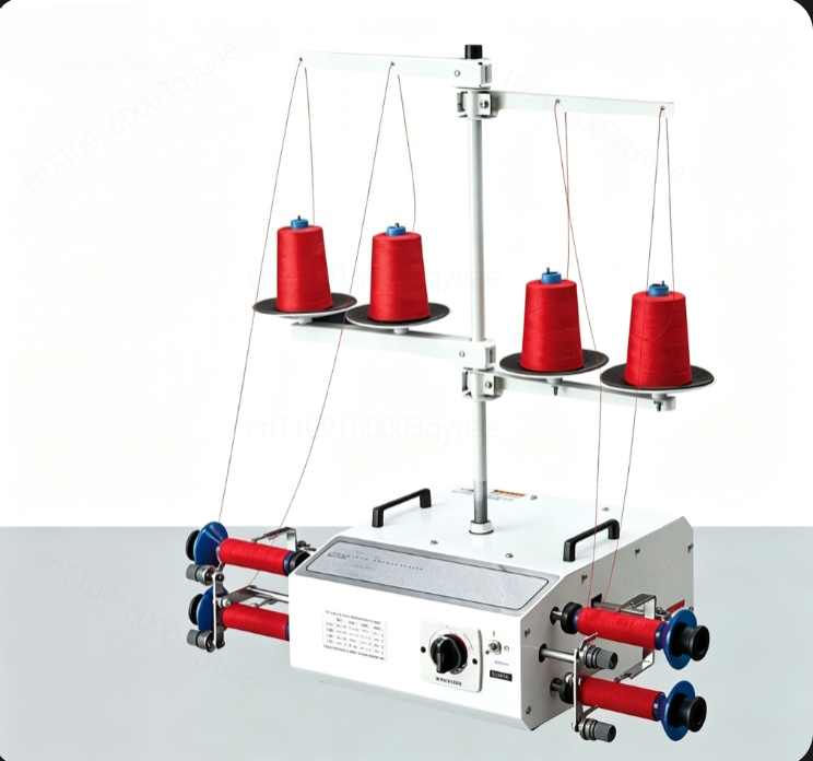 Sewing Machine In Textile - 4 Spools Automatic Thread Divider Winder