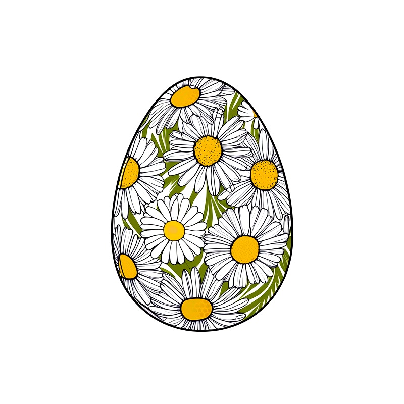 Iron On Patch - Easter Egg Heat Transfer Vinyl HTV