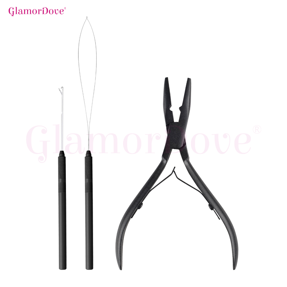 Needle Threader Tool - GlamorDove Micro Ring Hair Extension Tool