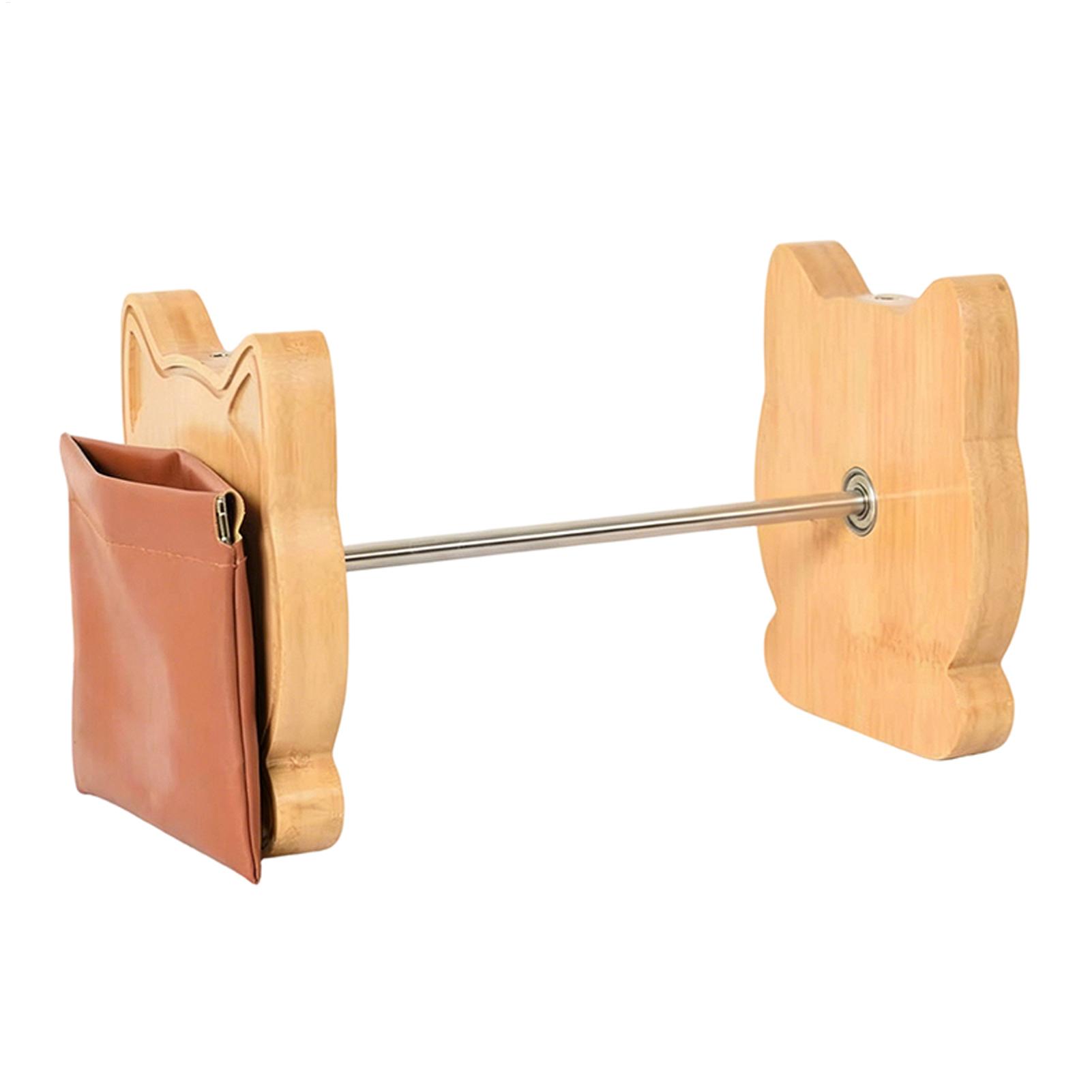 Sewing Knit - Yarn Holder Cat Design Wooden Winder