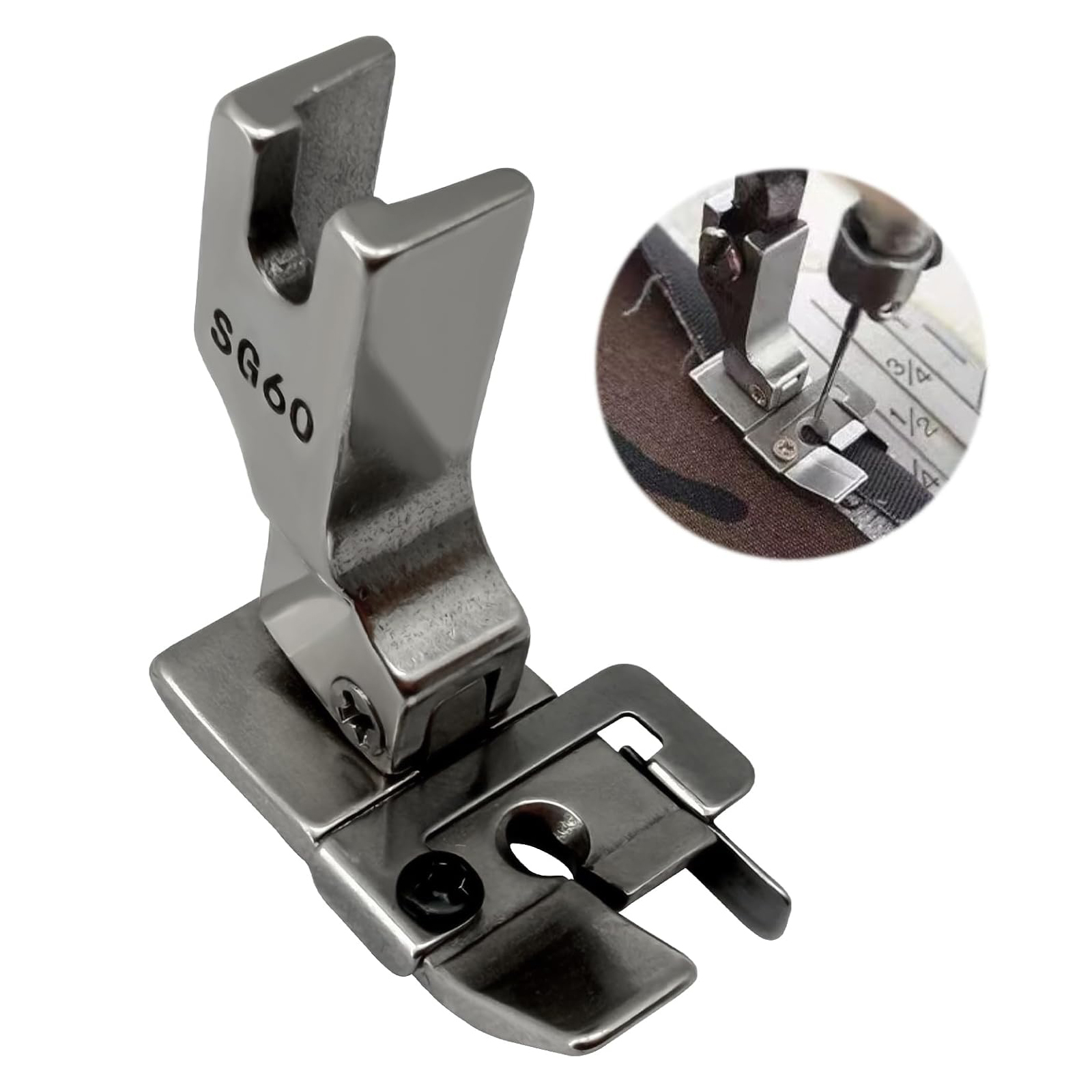 Seam Gauge Metal - 1/4 Inch Seam Foot #SG60 With