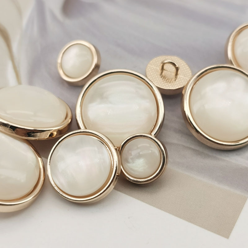 Button Hole Cutter - 10/15/19mm Color Pearl Metal Buttons for