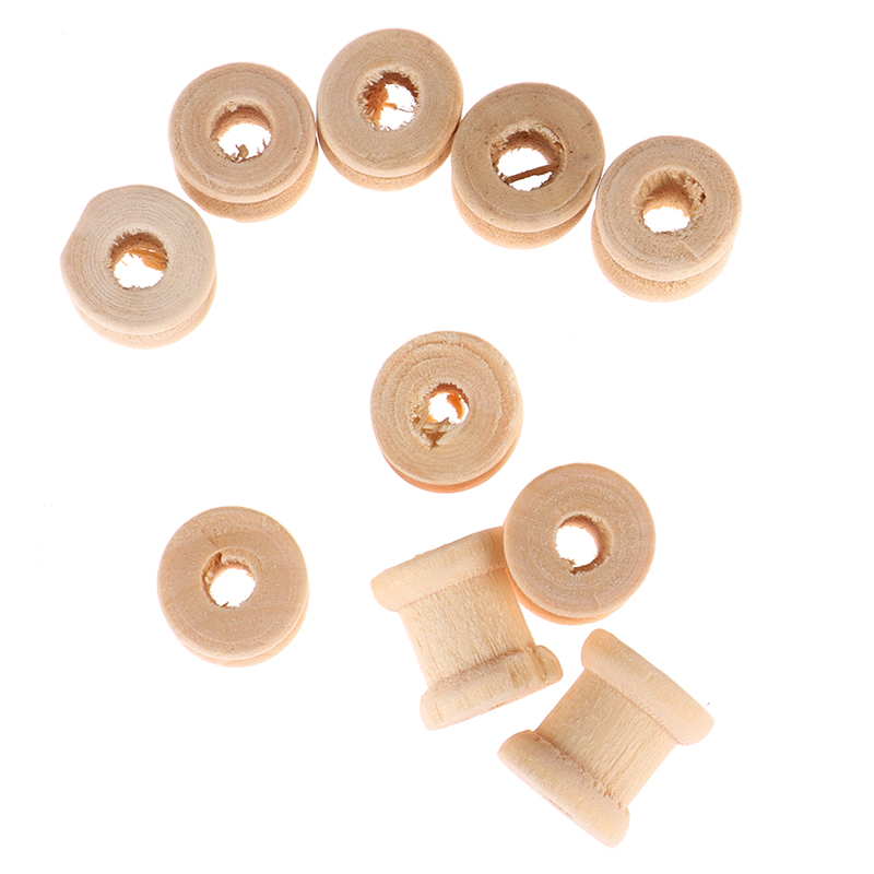 /KQM/100PCS Wooden Empty Threa - Thread Bobbins Empty 评论和价格
