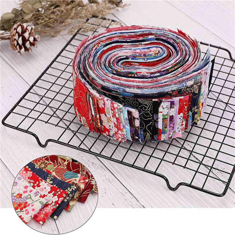 ABMS-Jelly Roll Fabric Strips  - Textile Sewing Patterns 评论和价格