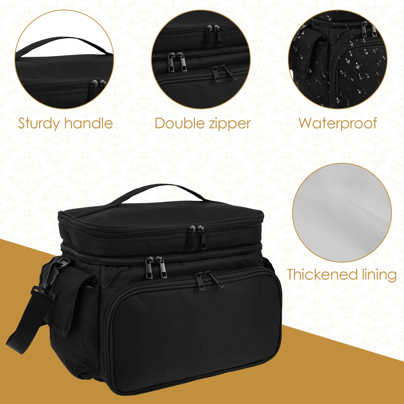 Large Sewing Bag Wool Knitting - Textile Sewing Kit 评论和价格