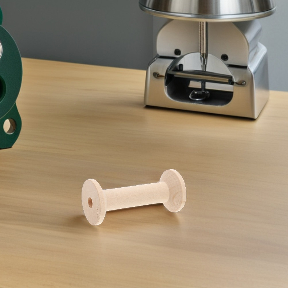 4 PCS Empty Wood Bobbins Threa - Thread Bobbins Empty 评论和价格