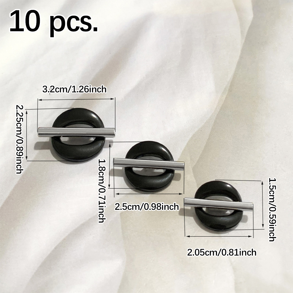 10pcs 20.5/25/32mm Hollow Oval - Button Hole Cutter 评论和价格