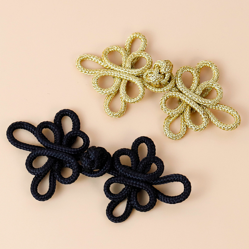 10PCS Gold Wire Cheongsam Butt - Button Hole Cutter 评论和价格