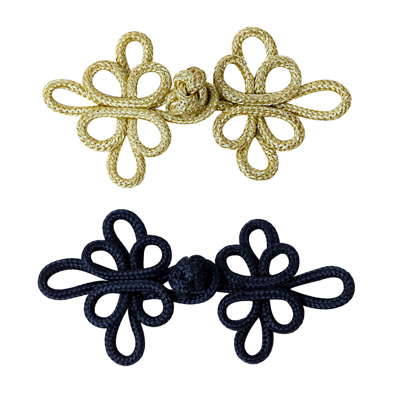 10PCS Gold Wire Cheongsam Butt - Button Hole Cutter 评论和价格