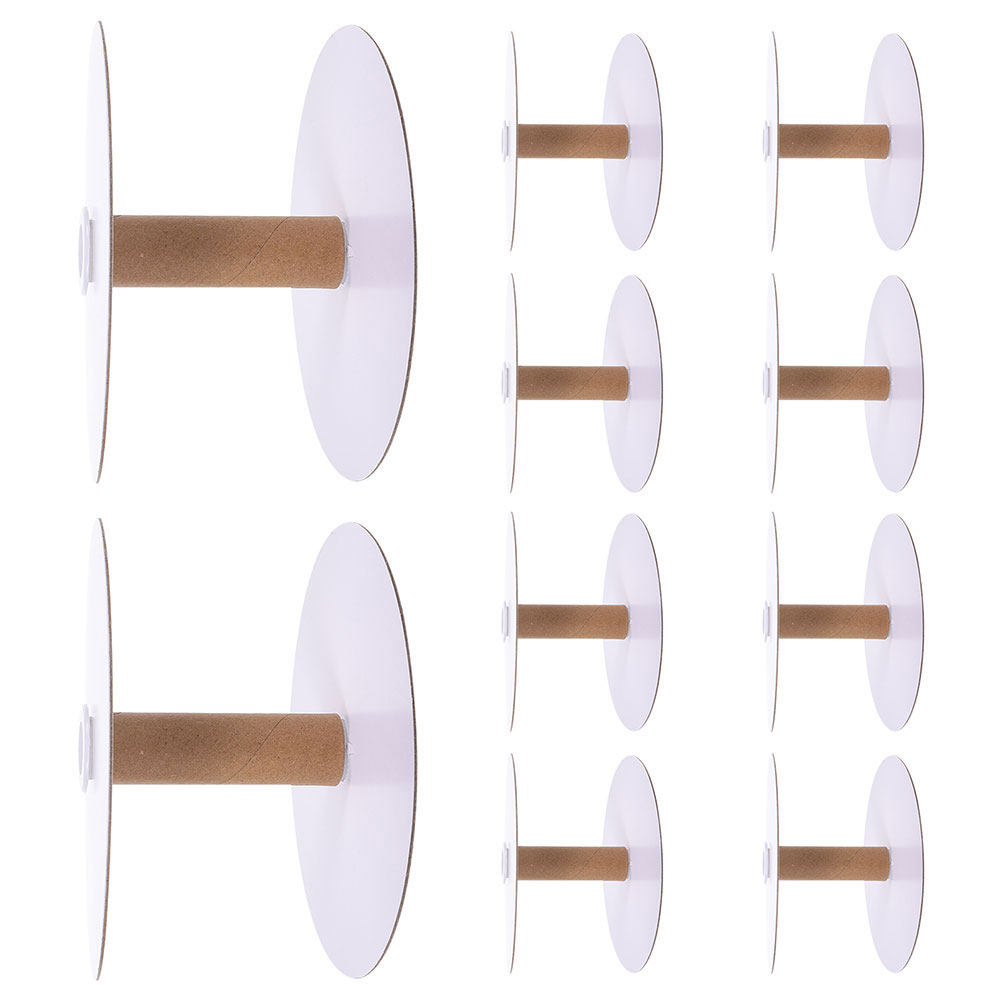 12Pcs Paper Spool Wire Storage - Sewing Knit 评论和价格