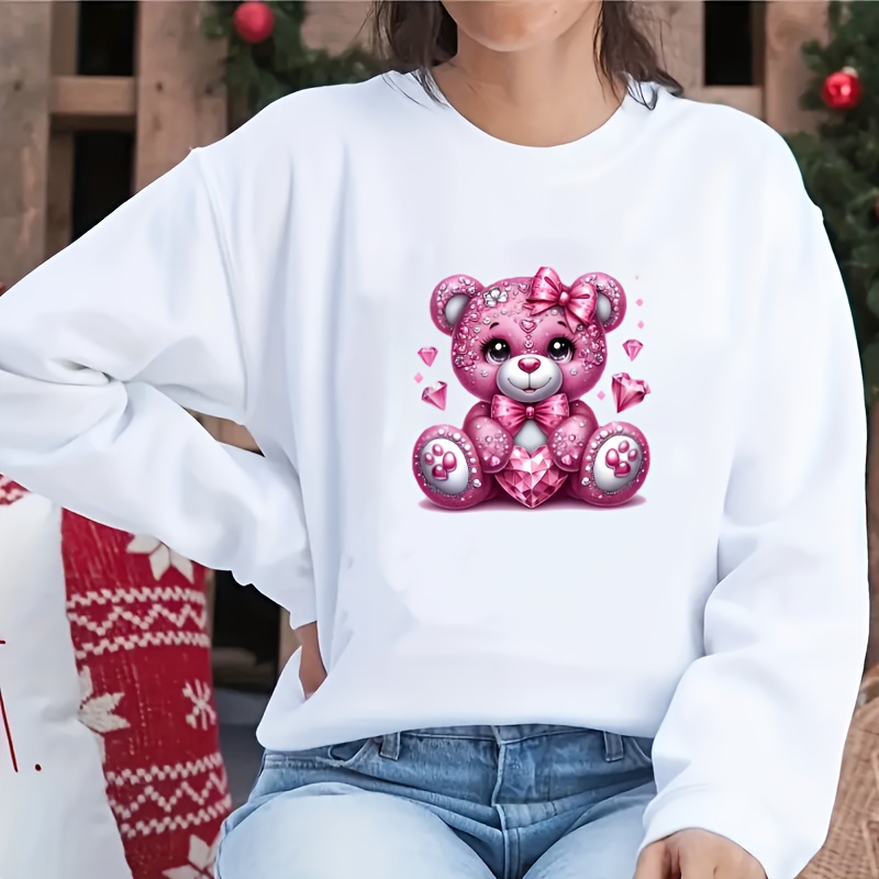 Pink Diamond Bear Heat Transfe - Iron On Patch 评论和价格