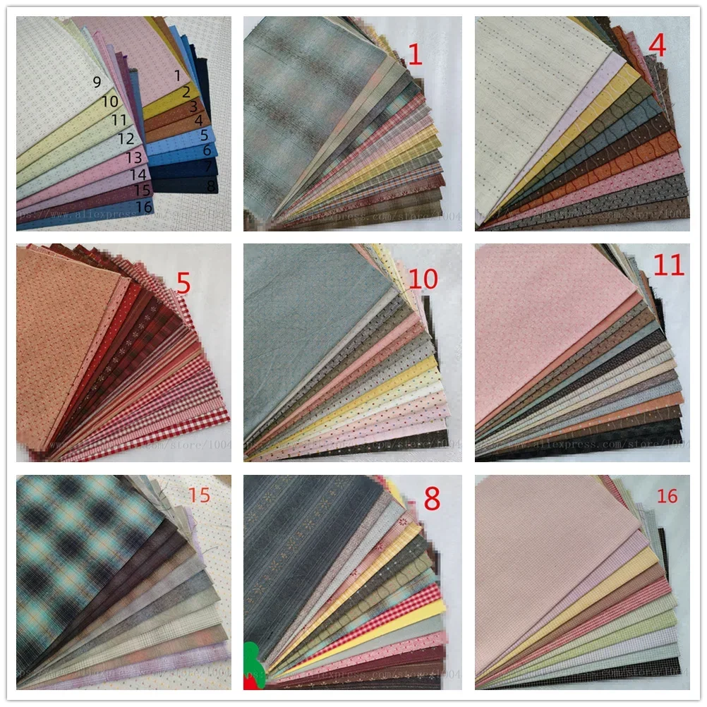 Japanese Yarn-Dyed Sewing Fabr - Sewing Tweed Fabric 评论和价格