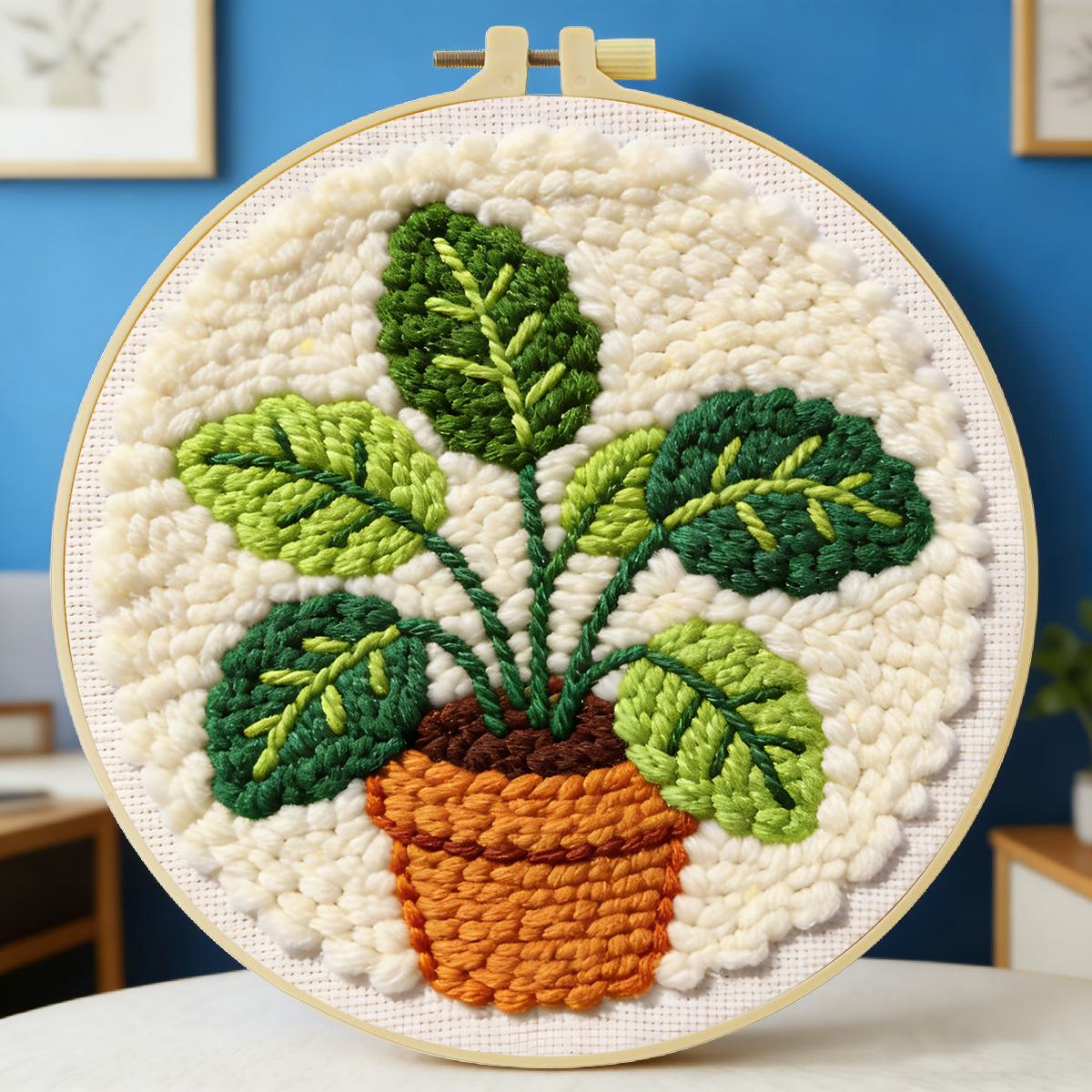 20X20CM/7.87inch Leaves Punch  - Sewing Textile Art 评论和价格