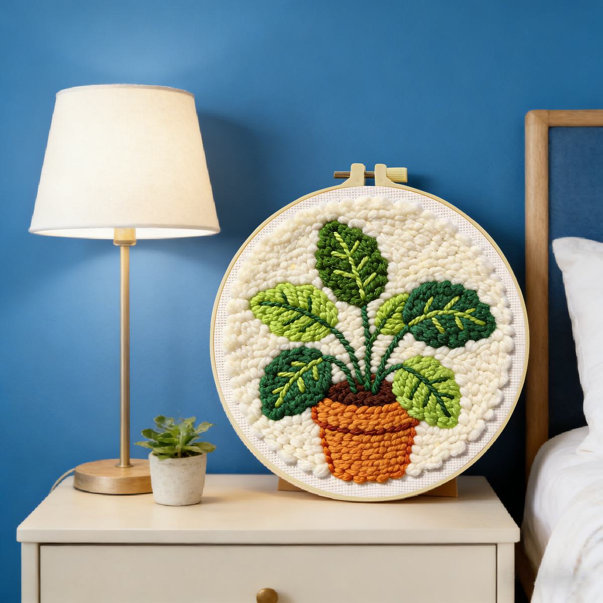 20X20CM/7.87inch Leaves Punch  - Sewing Textile Art 评论和价格