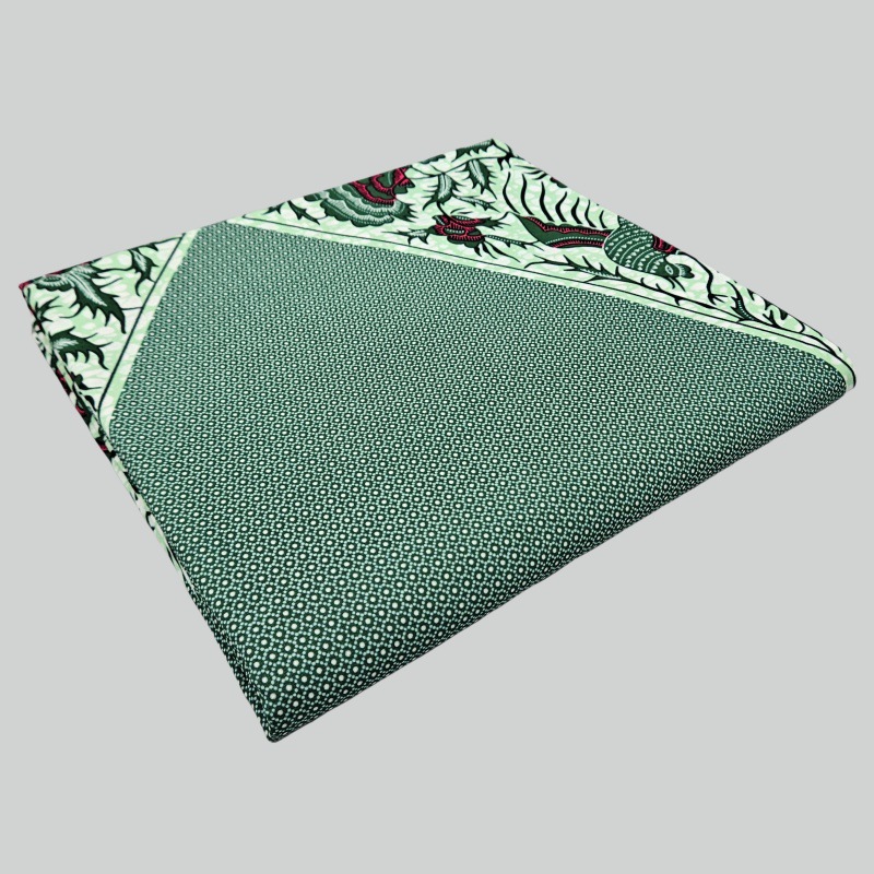 6Yards Long Printed Gray Green - Sewing Batik 评论和价格