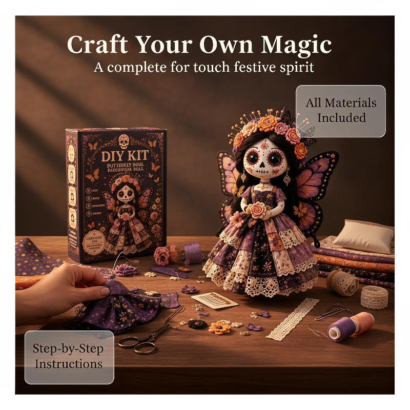 New Day Of The Dead Patchwork  - Textile Sewing Kit 评论和价格
