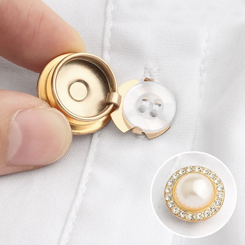 1/50pcs Rhinestone Buttons Cov - Button Hole Cutter 评论和价格
