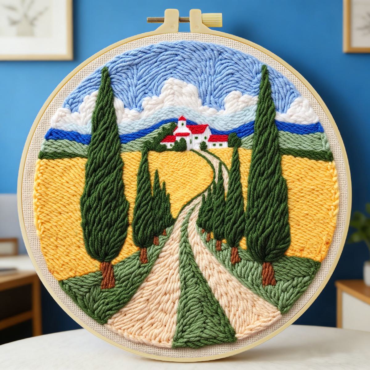20X20CM/7.87inch Field Punch N - Sewing Textile Art 评论和价格