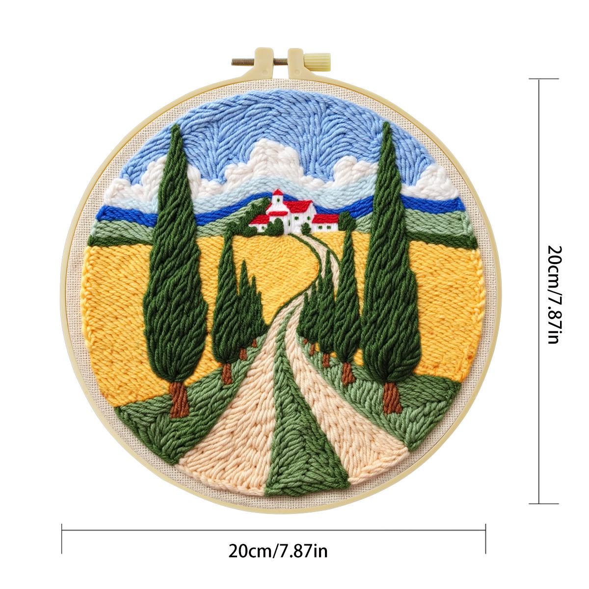 20X20CM/7.87inch Field Punch N - Sewing Textile Art 评论和价格