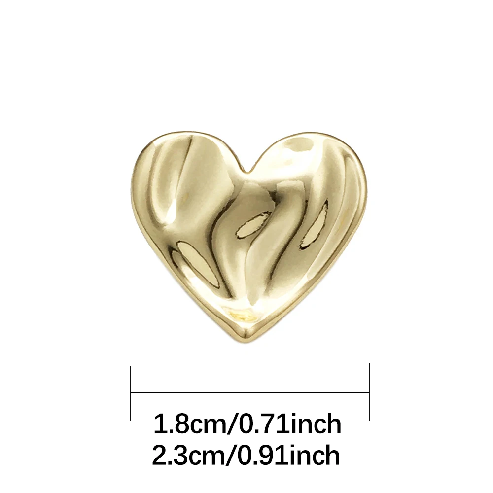 10pcs Minimalist Heart-Shaped  - Button Hole Cutter 评论和价格