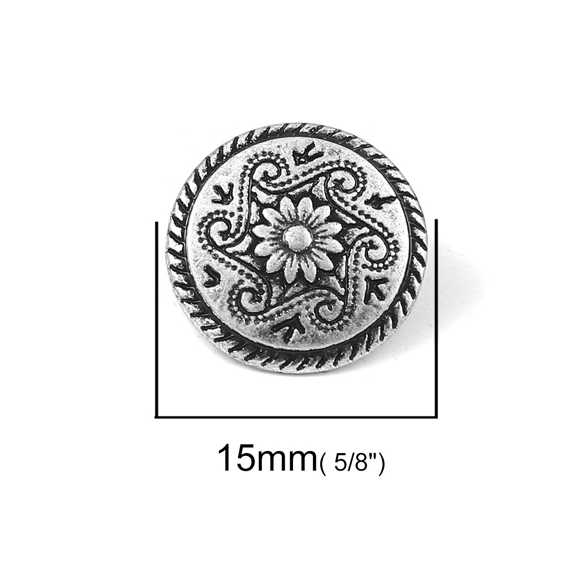 10pcs Vintage Metal Shank Butt - Button Hole Cutter 评论和价格