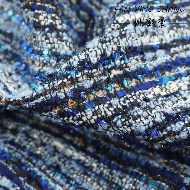 2025 Blue Series Bright Chiffo - Sewing Tweed Fabric 评论和价格