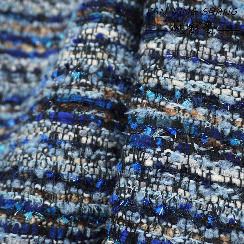 2025 Blue Series Bright Chiffo - Sewing Tweed Fabric 评论和价格