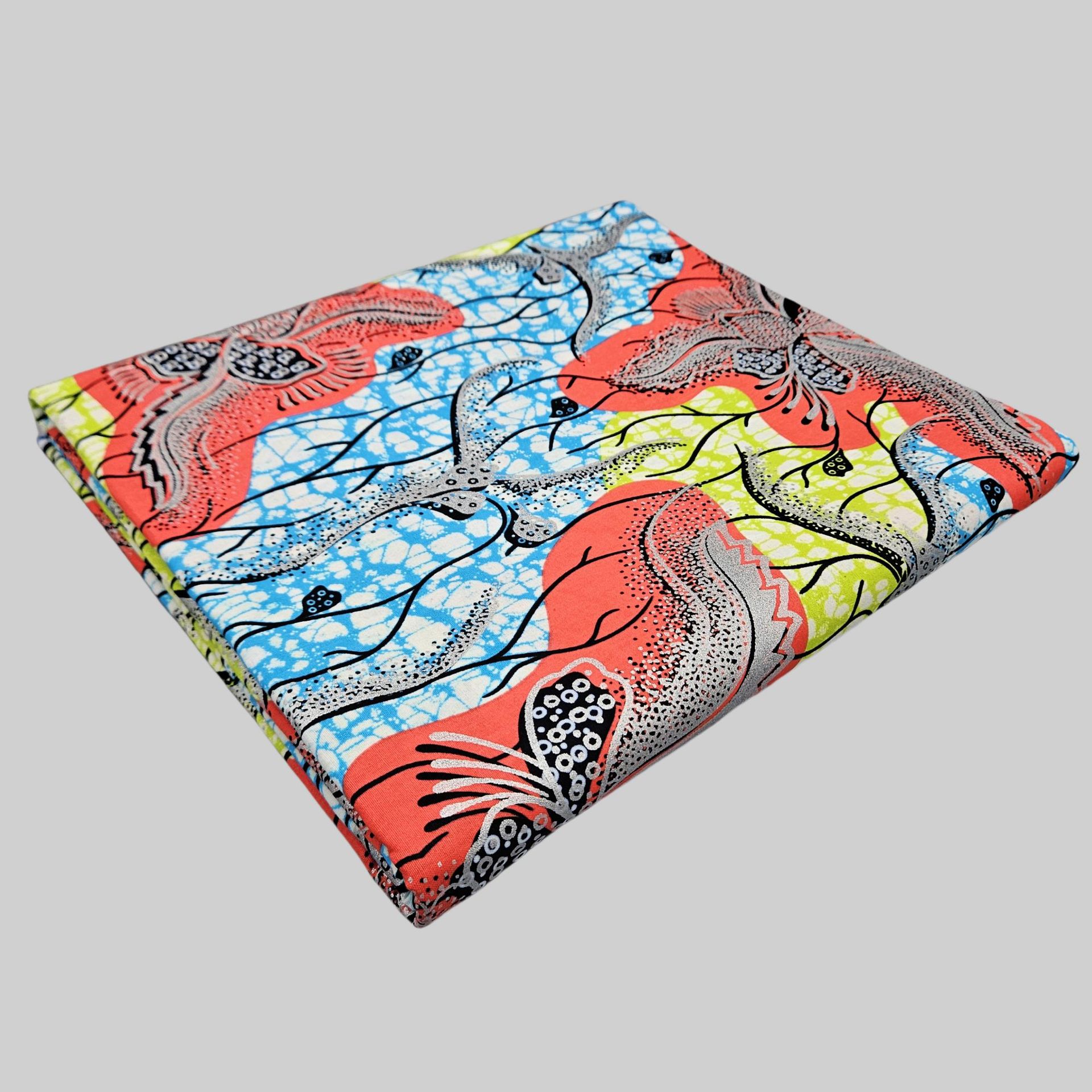 6Yards Long Printed Multicolor - Sewing Batik 评论和价格