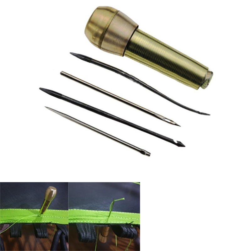 Copper Handle Sewing Awl DIY C - Needle Threader Tool 评论和价格
