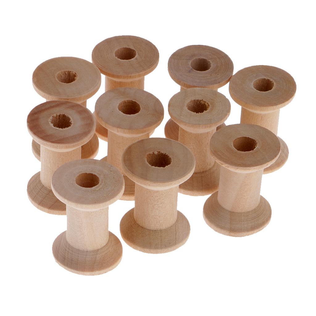Wooden Empty Spool Thread Bobb - Thread Bobbins Empty 评论和价格