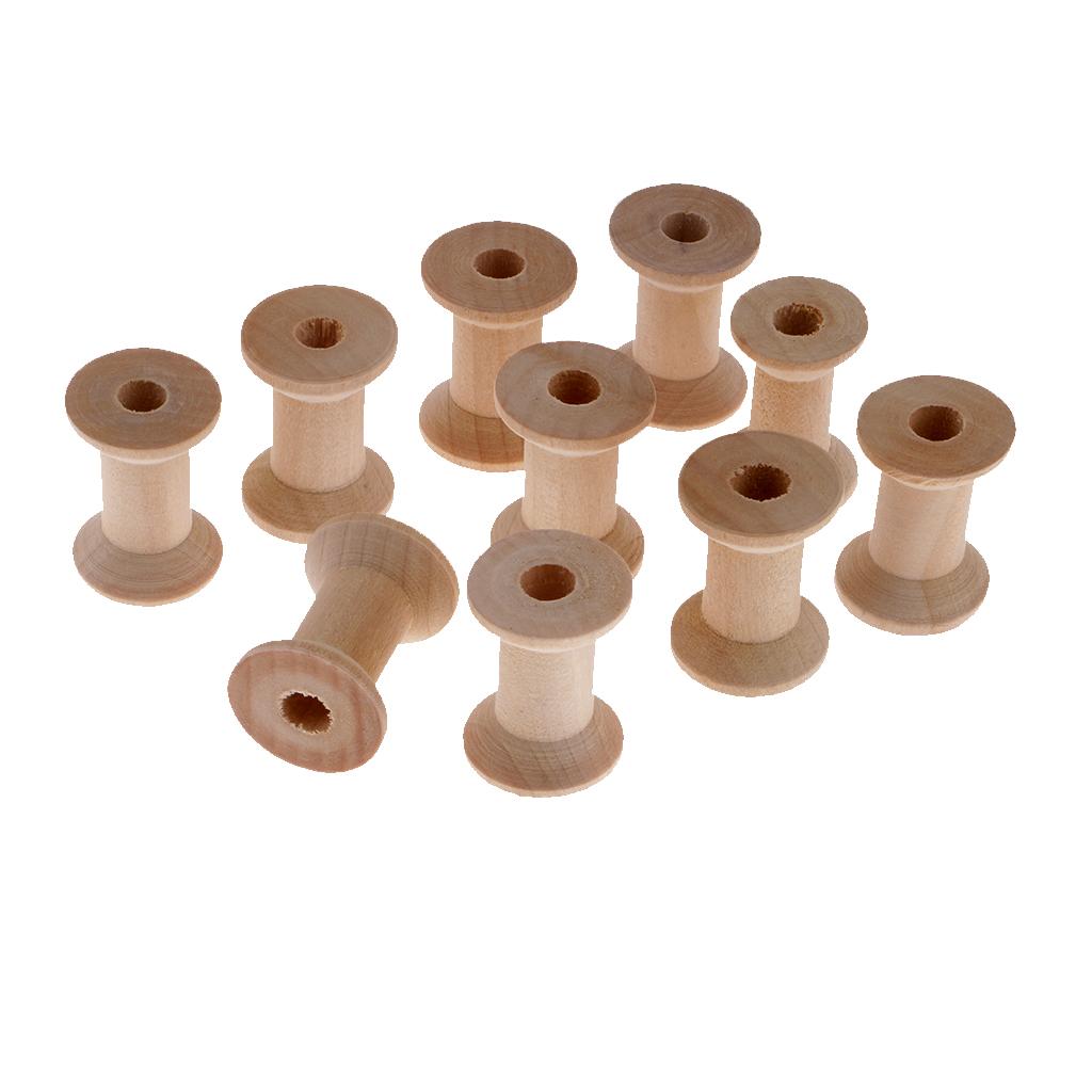 Wooden Empty Spool Thread Bobb - Thread Bobbins Empty 评论和价格
