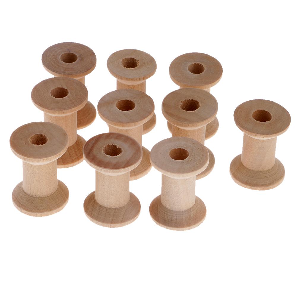 Wooden Empty Spool Thread Bobb - Thread Bobbins Empty 评论和价格
