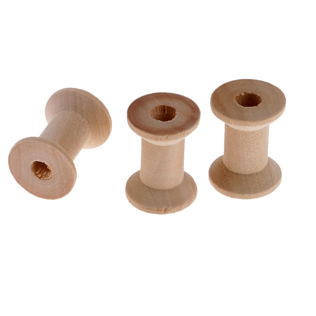 Wooden Empty Spool Thread Bobb - Thread Bobbins Empty 评论和价格