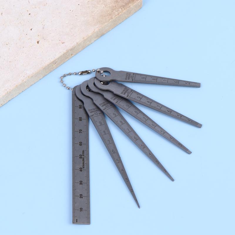 6Pcs Feeler Measuring Tool Tap - Seam Gauge Metal 评论和价格