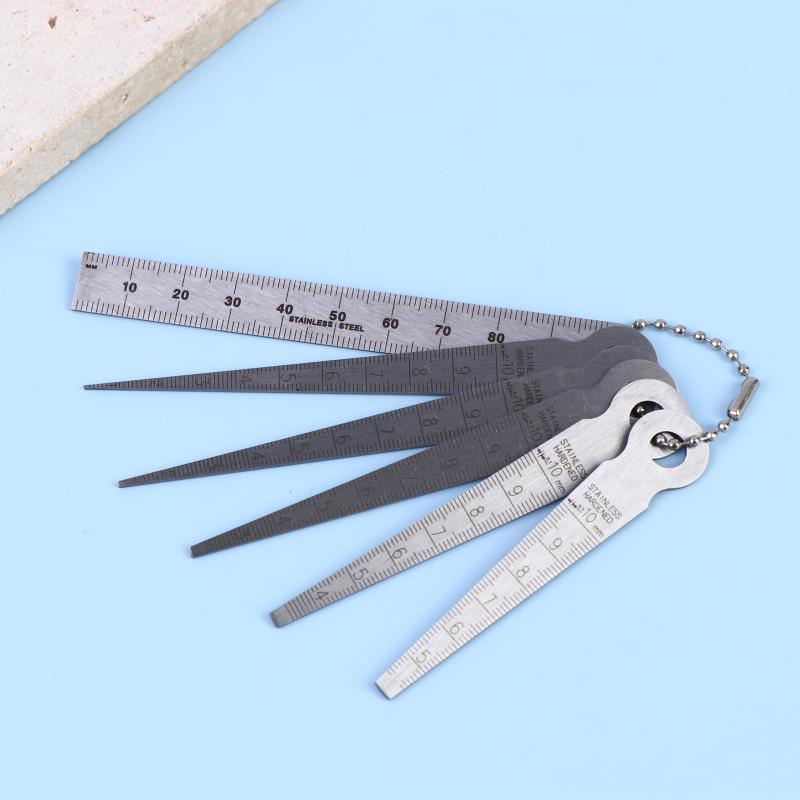 6Pcs Feeler Measuring Tool Tap - Seam Gauge Metal 评论和价格