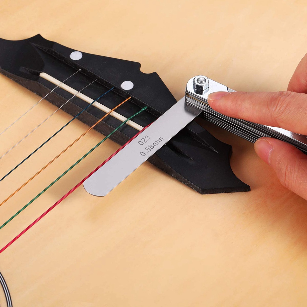 32pcs/set Guitar String Height - Seam Gauge Metal 评论和价格