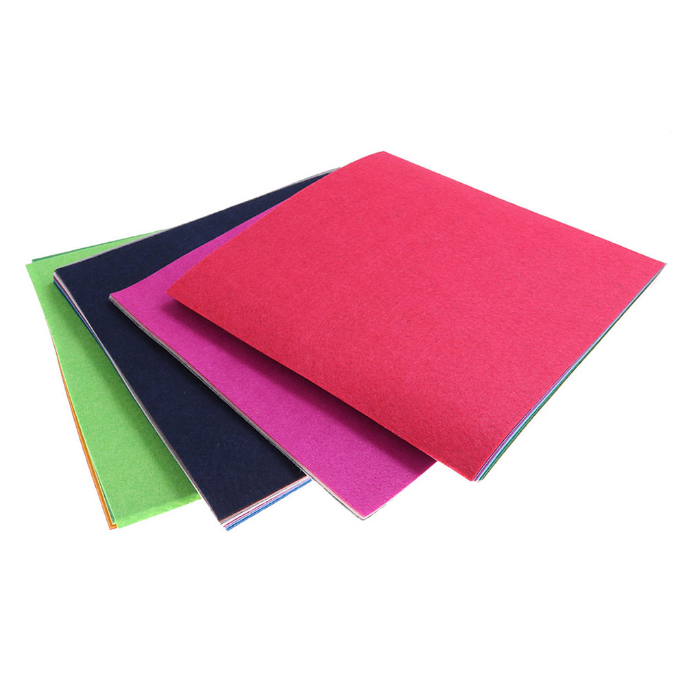 40Pcs Vibrant Nonwoven Fabric  - Sewing Textile Art 评论和价格