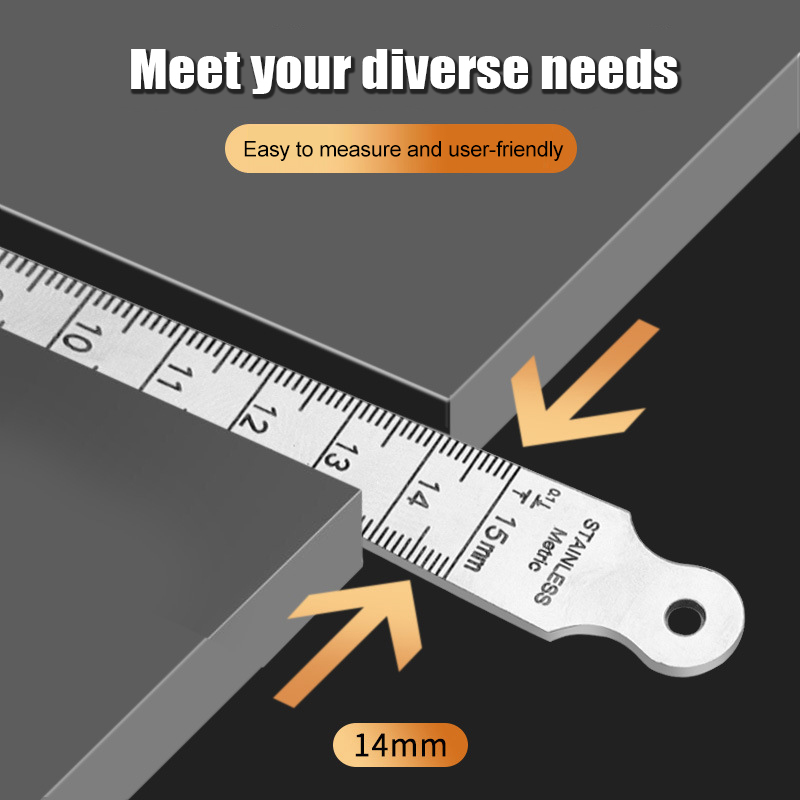 1-15mm Stainless Steel Taper G - Seam Gauge Metal 评论和价格