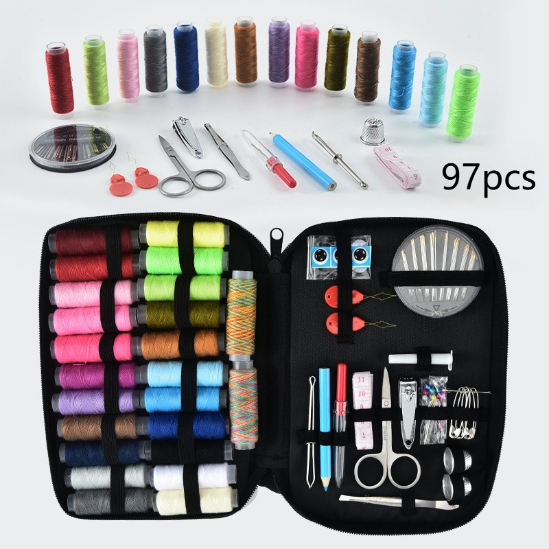 97pcs Sewing Kit with Sewing S - Sewing Thread Production 评论和价格