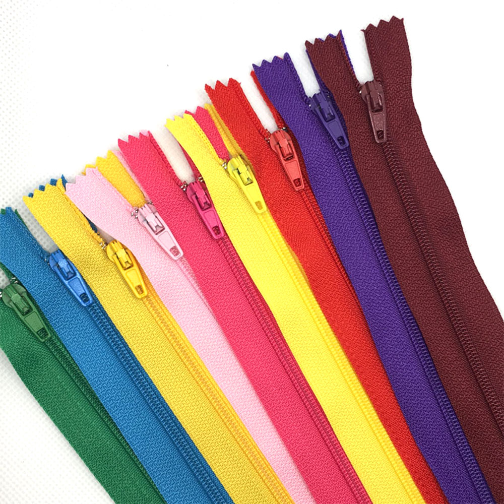 10Pcs Nylon Coil Zipper 20cm C - Sewing Garments 评论和价格