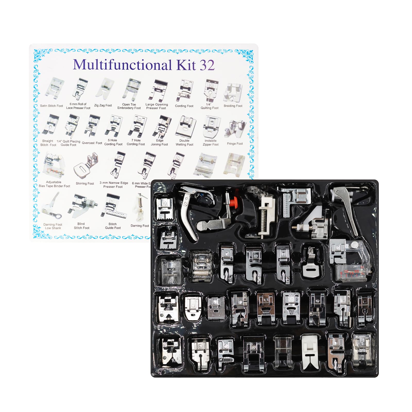 32 in 1 Multi-Function Sewing  - Zipper Foot Presser 评论和价格