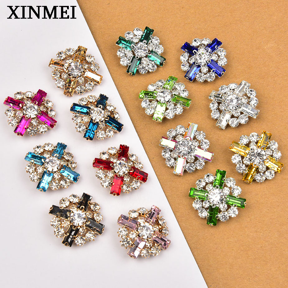 5Pcs 28mm Flower Rhinestone Sh - Button Hole Cutter 评论和价格