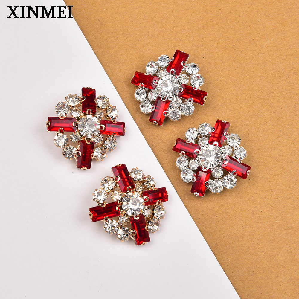 5Pcs 28mm Flower Rhinestone Sh - Button Hole Cutter 评论和价格