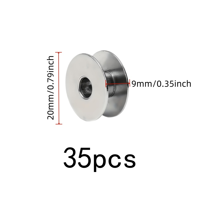 35 pcs Aluminum Sewing Bobbins - Sewing Thread Production 评论和价格