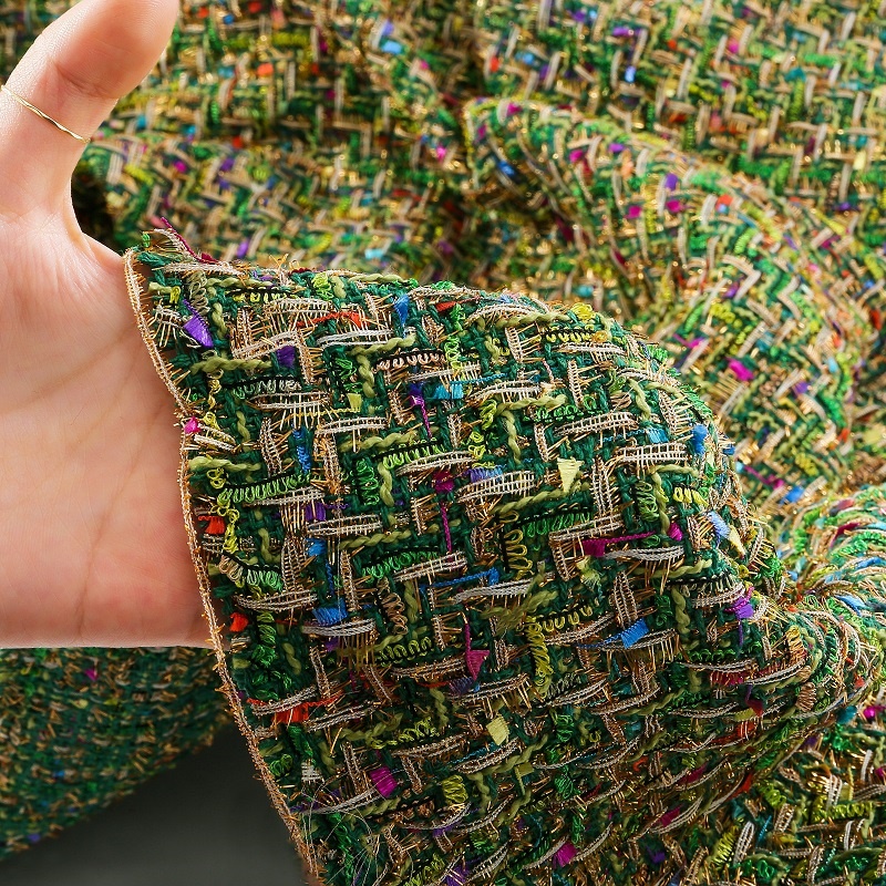 Tweed Fabric Plaid Stripes Wov - Sewing Tweed Fabric 评论和价格