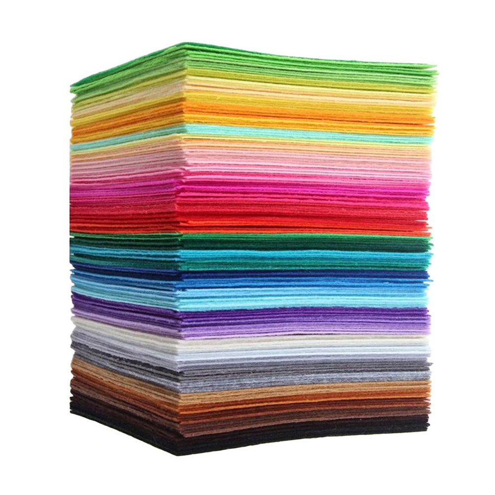 40Pcs Colorful Nonwoven Fabric - Sewing Textile Art 评论和价格