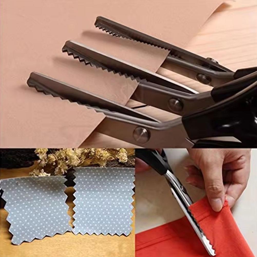 Stainless Steel Pinking Scisso - Sewing Zigzag 评论和价格