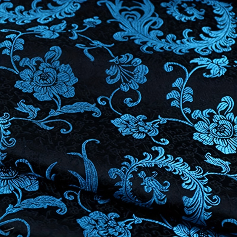 3D Blue Phoenix Tail Brocade F - Sewing Garments 评论和价格