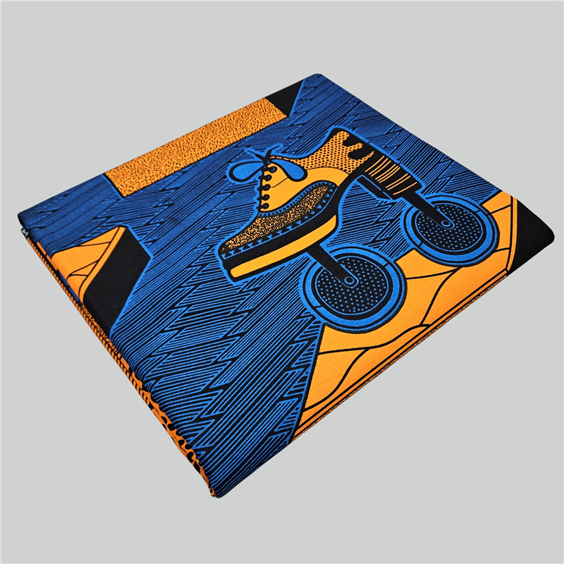Abstract Printed Blue Cotton A - Sewing Batik 评论和价格