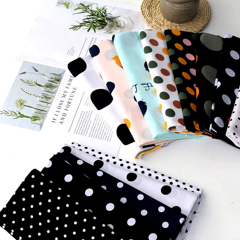 Pajamas Polka Dot Pattern Rayo - Textile Sewing Patterns 评论和价格